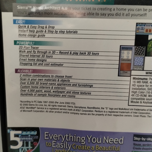 Sierra Architect and Custom Land Design PC software Home & Office 3D Design 4.0 - Picture 6 of 6